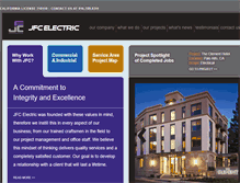 Tablet Screenshot of jfcelectric.com